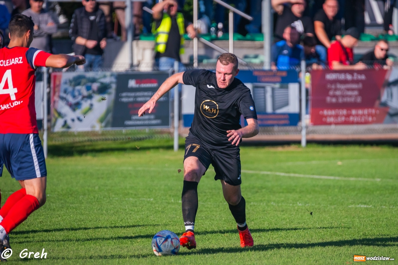 Zdjęcie w galerii na portalu naszwodzislaw.com: Wyrównany bój Kolejarza i Rozwoju zakończony podziałem punktów [FOTO] wiadomości z regionu