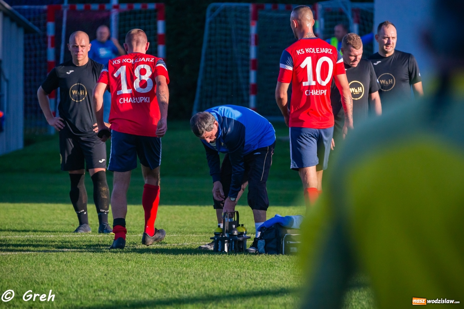 Zdjęcie w galerii na portalu naszwodzislaw.com: Wyrównany bój Kolejarza i Rozwoju zakończony podziałem punktów [FOTO] wiadomości z regionu