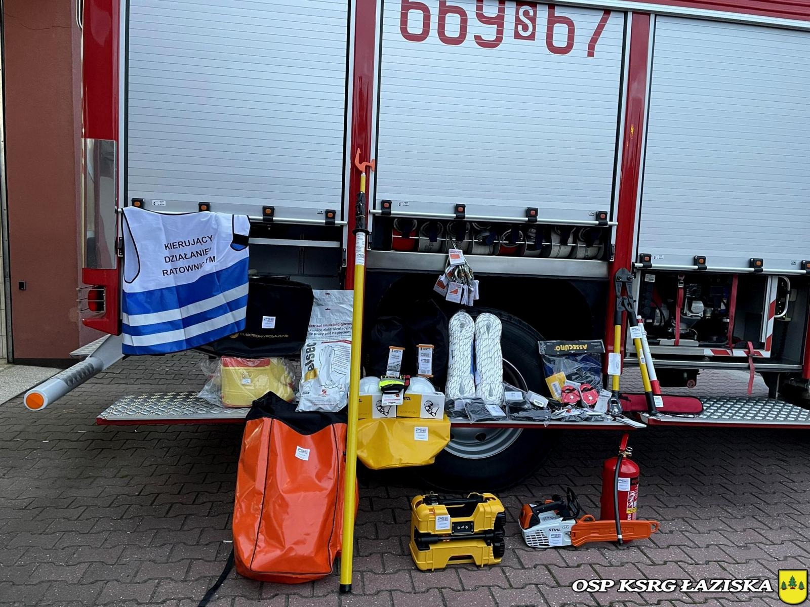 Zdjęcie w galerii na portalu naszwodzislaw.com: OSP Łaziska gotowe na nowe zagrożenia wiadomości z regionu