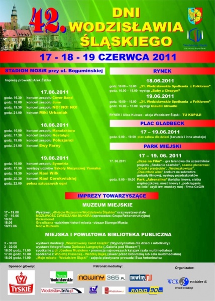 Zdjęcie w galerii na portalu naszwodzislaw.com: Zaproszenie na Dni Wodzisławia wiadomości z regionu