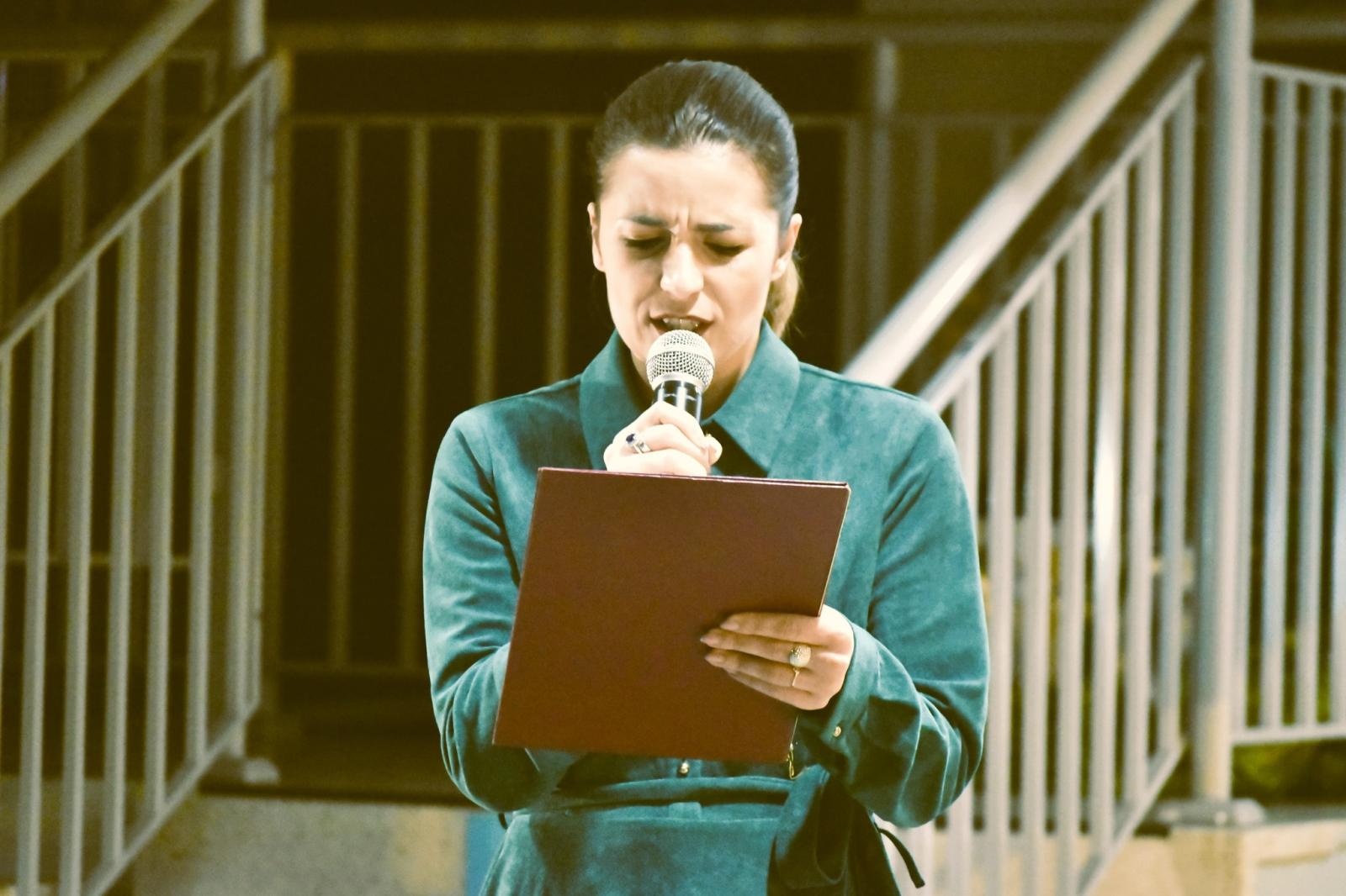 Zdjęcie w galerii na portalu naszwodzislaw.com: Uczniowie z Gołkowic uczcili rok Wisławy Szymborskiej [FOTO] wiadomości z regionu