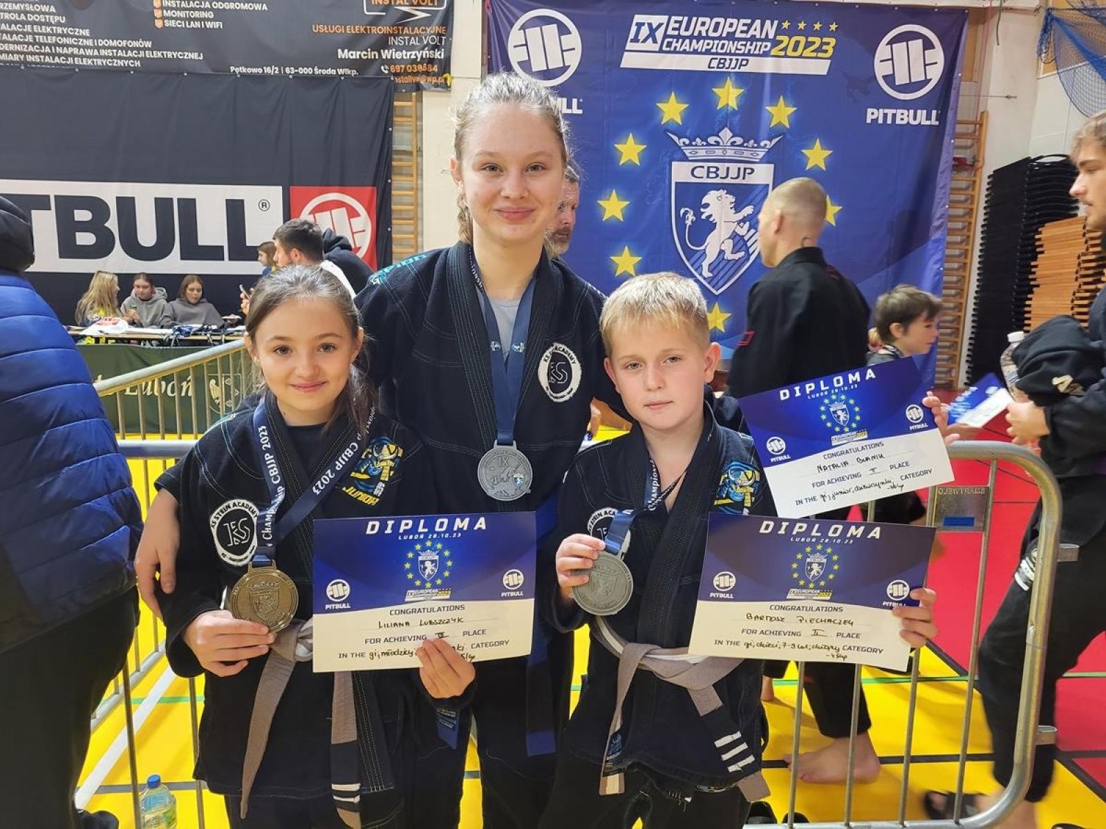 Zdjęcie w galerii na portalu naszwodzislaw.com: Rydułtowski Klub KS Stein Academy zdobył aż 12 medali na Mistrzostwach Europy CBJJP w Luboniu wiadomości z regionu