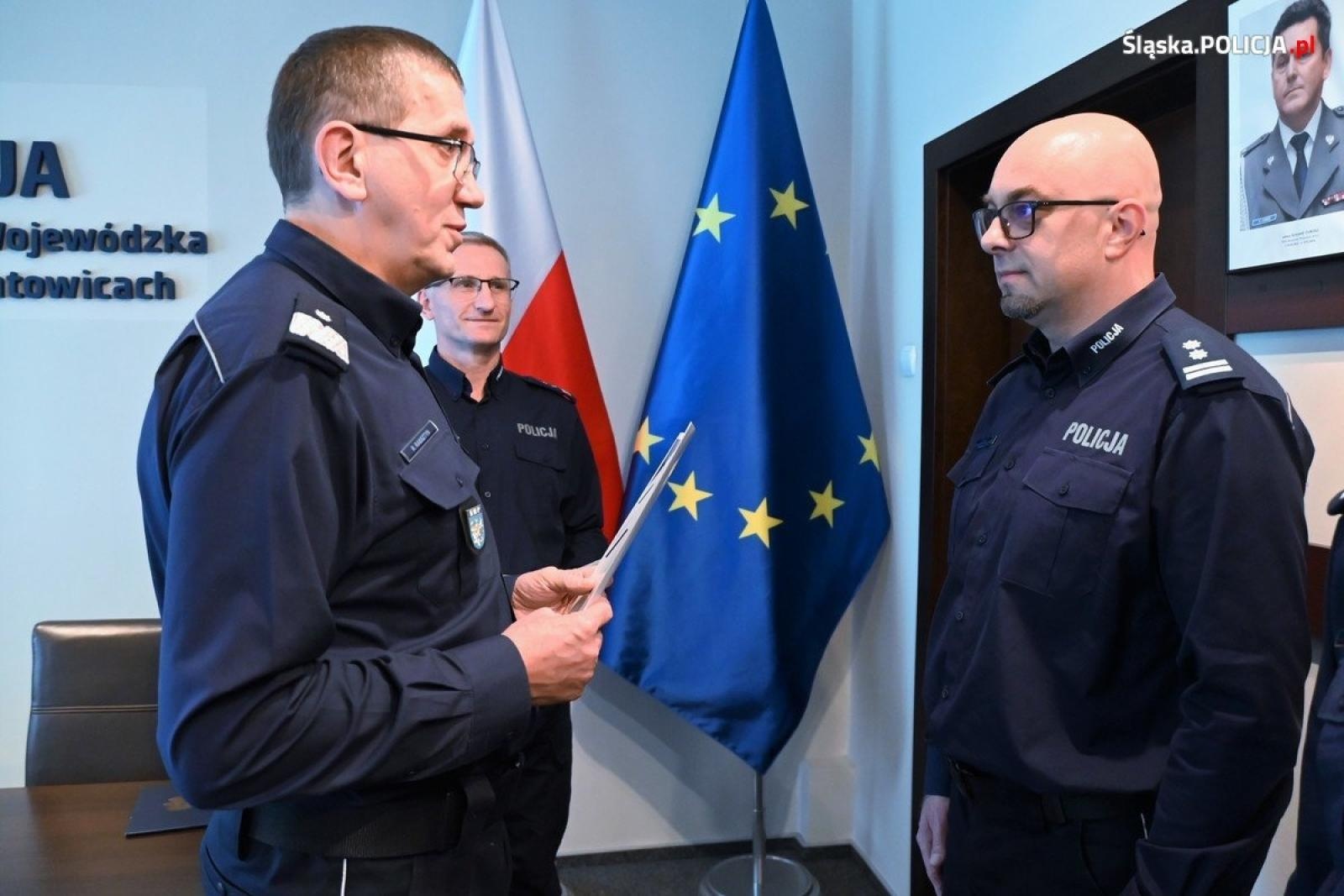 Zdjęcie w galerii na portalu naszwodzislaw.com: Wodzisławski komendant z oficjalnym powołaniem [FOTO] wiadomości z regionu