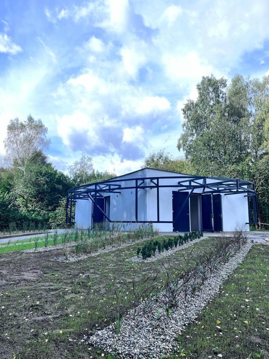 Zdjęcie w galerii na portalu naszwodzislaw.com: Radlin. Park Jordanowski w budowie wiadomości z regionu