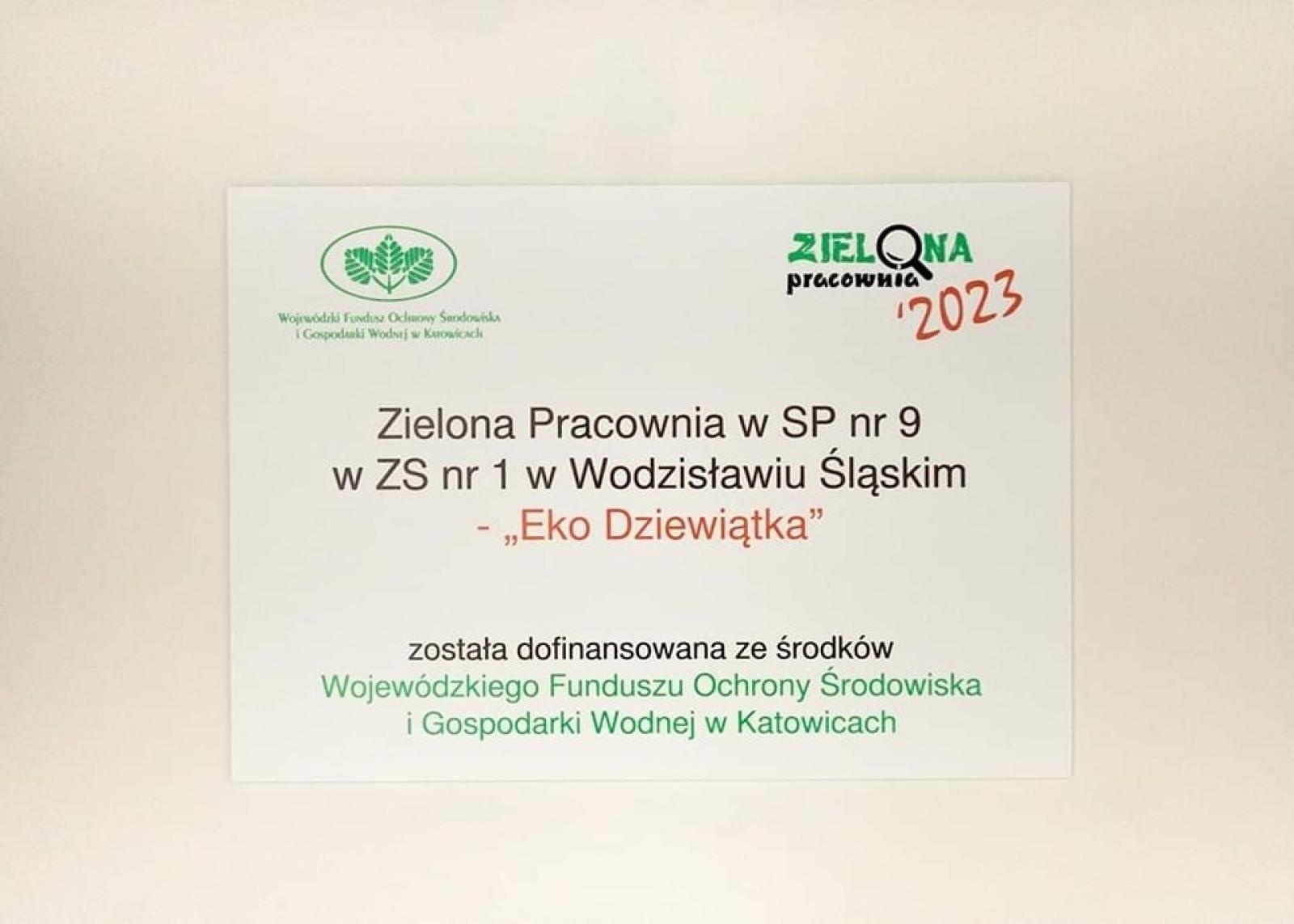 Zdjęcie w galerii na portalu naszwodzislaw.com: Wodzisław Śląski. Zielona Pracownia w ZS1 oficjalnie otwarta wiadomości z regionu