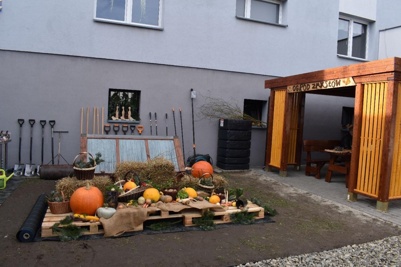 Zdjęcie w galerii na portalu naszwodzislaw.com: Ogród Zmysłów. Przy ZPSWR powstała ekopracownia pod chmurką [FOTO] wiadomości z regionu