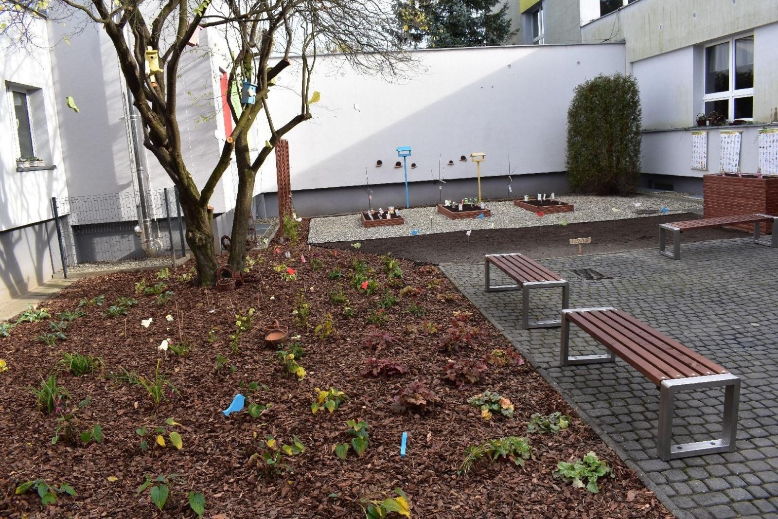 Zdjęcie w galerii na portalu naszwodzislaw.com: Ogród Zmysłów. Przy ZPSWR powstała ekopracownia pod chmurką [FOTO] wiadomości z regionu