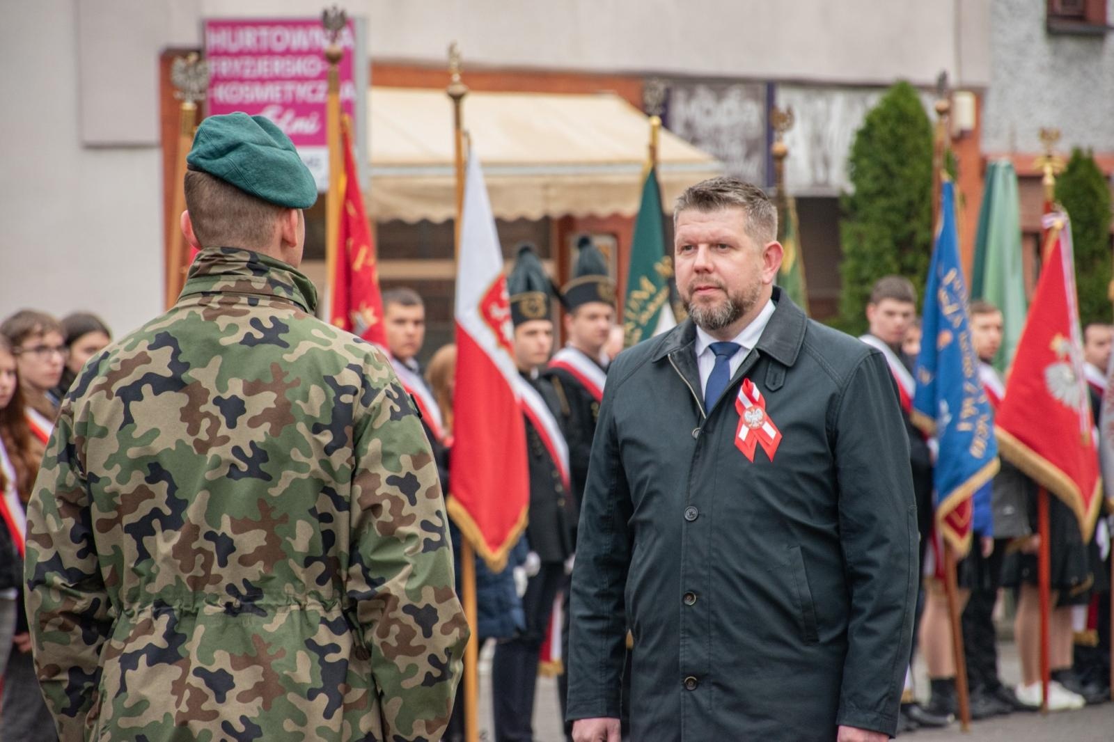 Zdjęcie w galerii na portalu naszwodzislaw.com: Obchody 11 listopada w Wodzisławiu Śląskim [FOTO] wiadomości z regionu