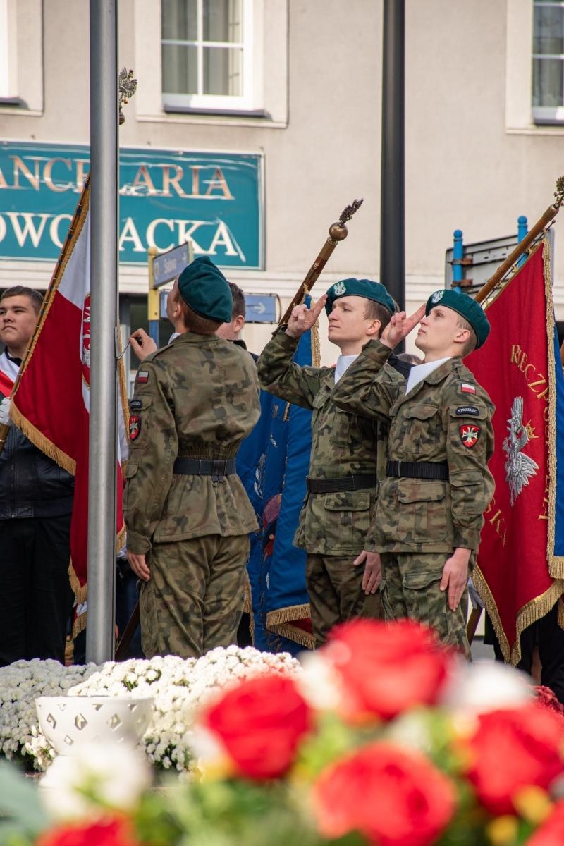 Zdjęcie w galerii na portalu naszwodzislaw.com: Obchody 11 listopada w Wodzisławiu Śląskim [FOTO] wiadomości z regionu