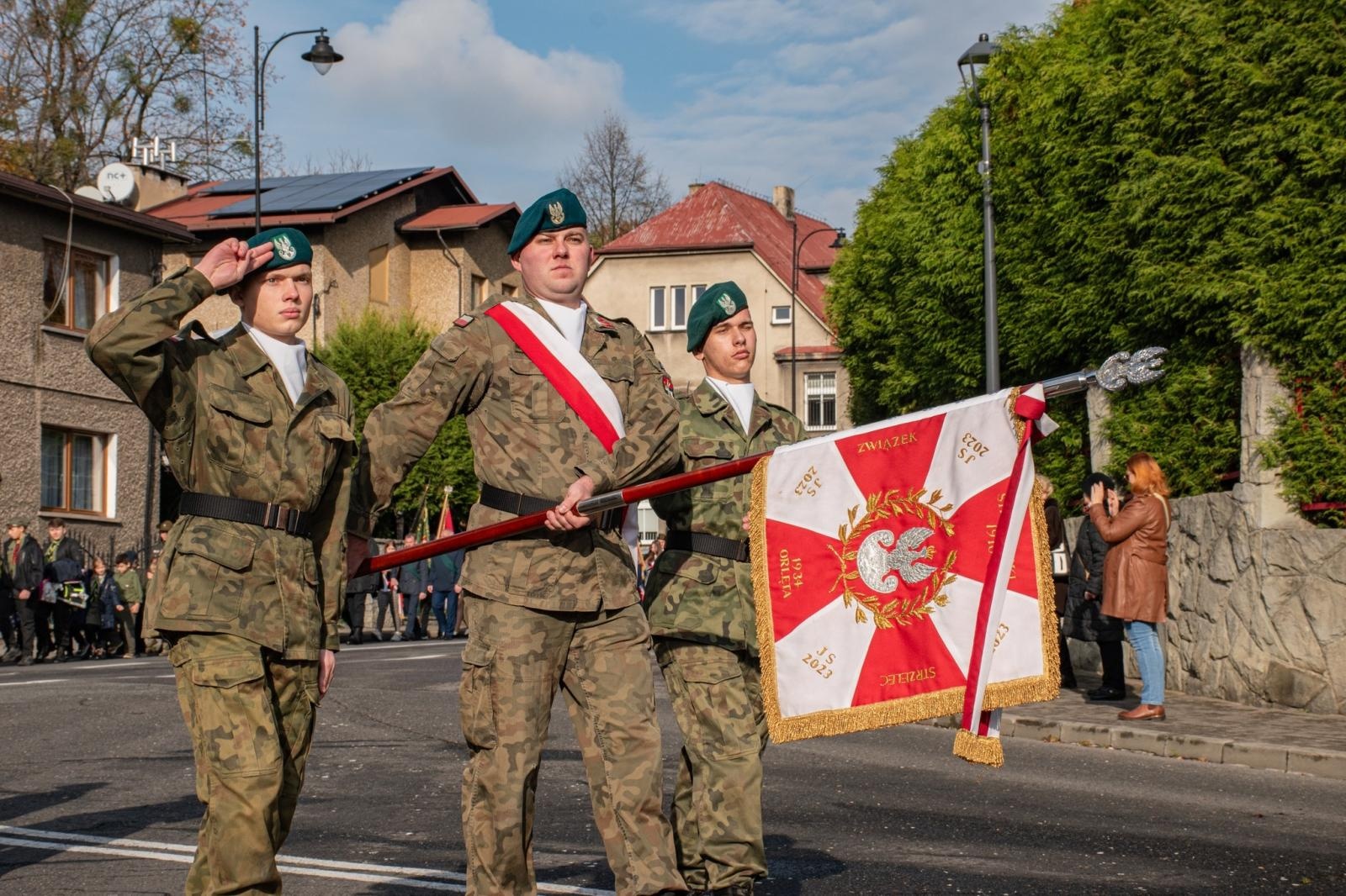 Zdjęcie w galerii na portalu naszwodzislaw.com: Obchody 11 listopada w Wodzisławiu Śląskim [FOTO] wiadomości z regionu