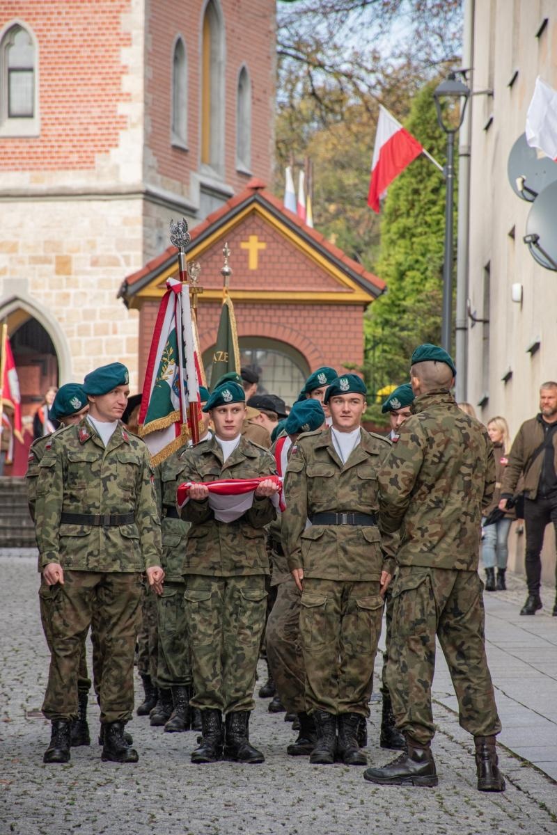Zdjęcie w galerii na portalu naszwodzislaw.com: Obchody 11 listopada w Wodzisławiu Śląskim [FOTO] wiadomości z regionu