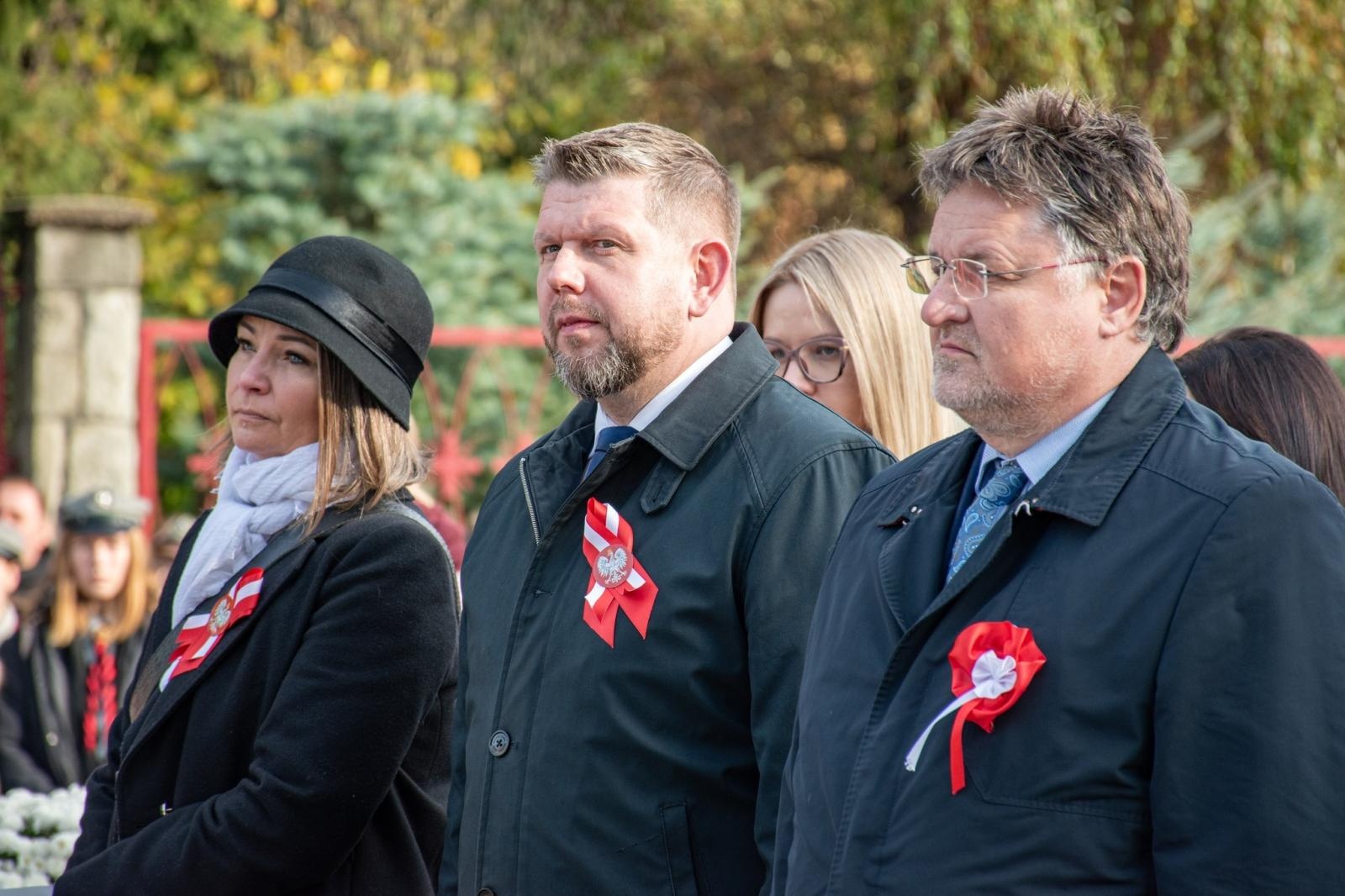 Zdjęcie w galerii na portalu naszwodzislaw.com: Obchody 11 listopada w Wodzisławiu Śląskim [FOTO] wiadomości z regionu