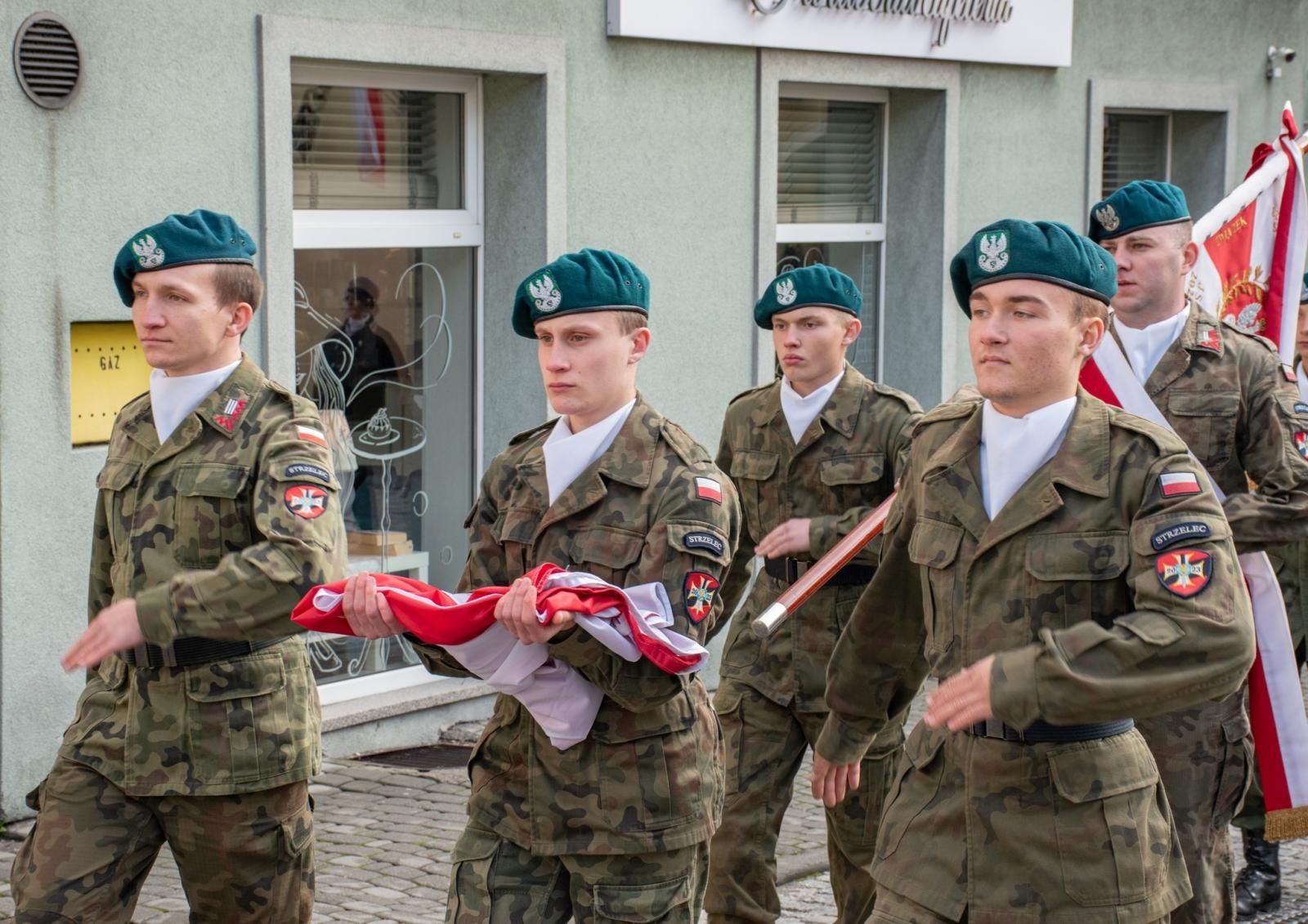 Zdjęcie w galerii na portalu naszwodzislaw.com: Obchody 11 listopada w Wodzisławiu Śląskim [FOTO] wiadomości z regionu