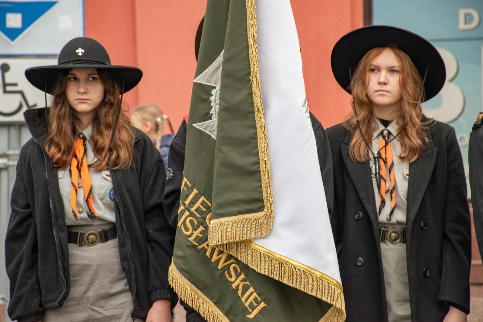 Zdjęcie w galerii na portalu naszwodzislaw.com: Obchody 11 listopada w Wodzisławiu Śląskim [FOTO] wiadomości z regionu