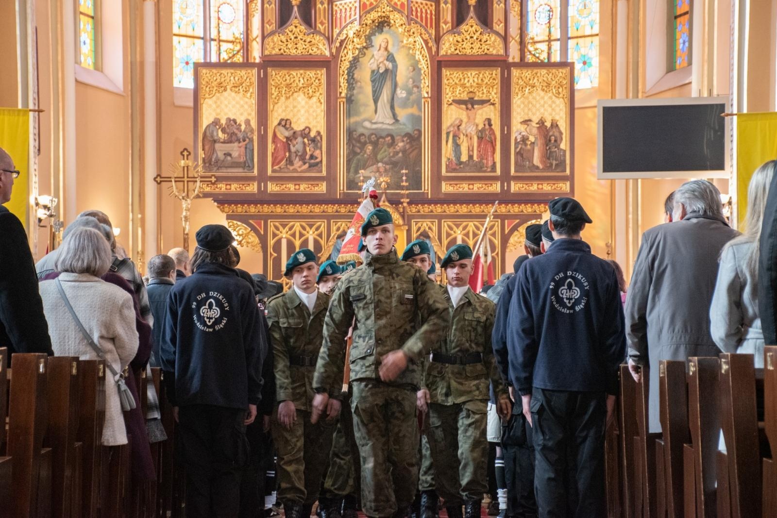 Zdjęcie w galerii na portalu naszwodzislaw.com: Obchody 11 listopada w Wodzisławiu Śląskim [FOTO] wiadomości z regionu