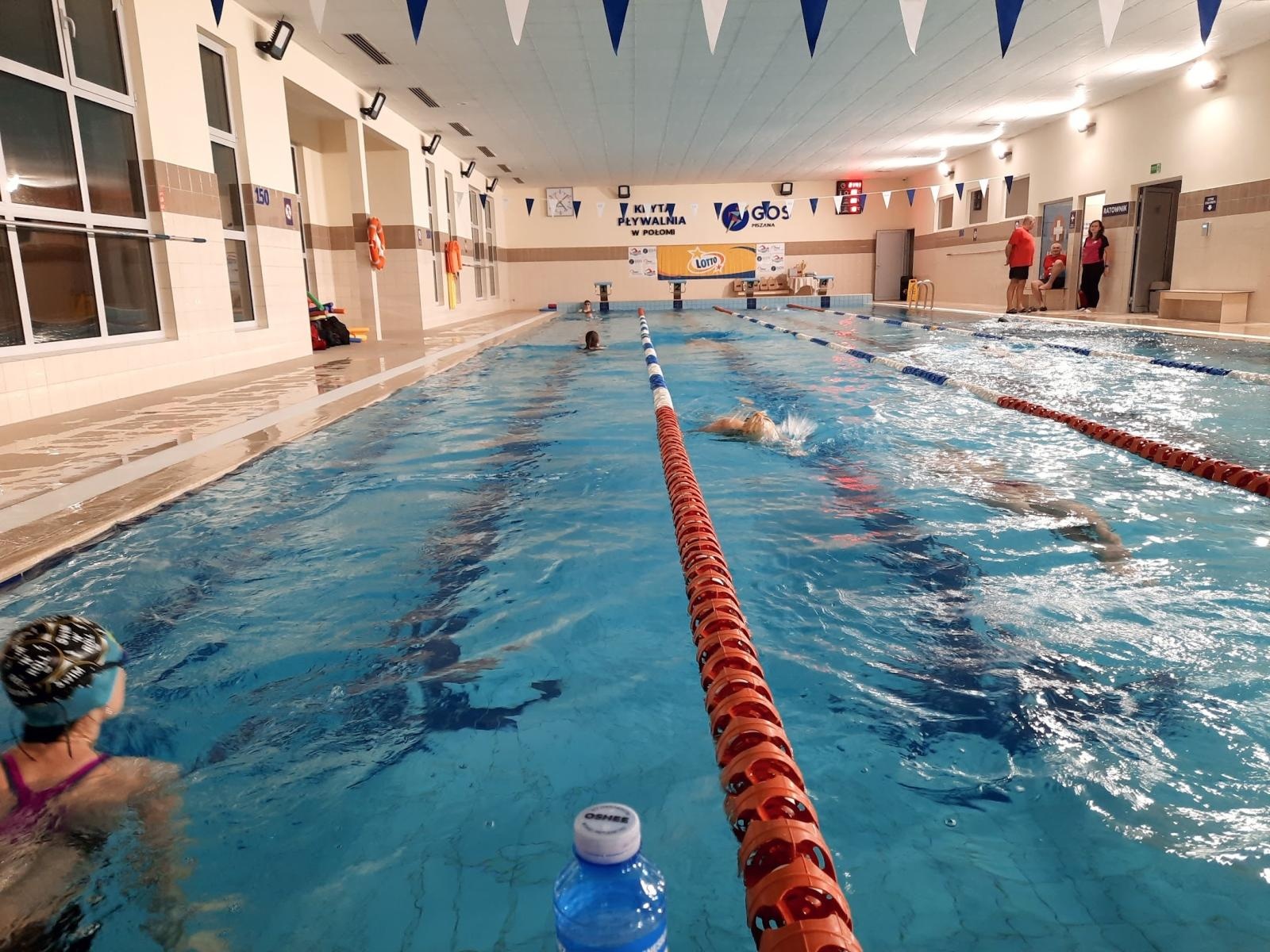 Zdjęcie w galerii na portalu naszwodzislaw.com: Połomia gospodarzem ogólnopolskiego nocnego maratonu pływackiego - jako jedyna w regionie wiadomości z regionu