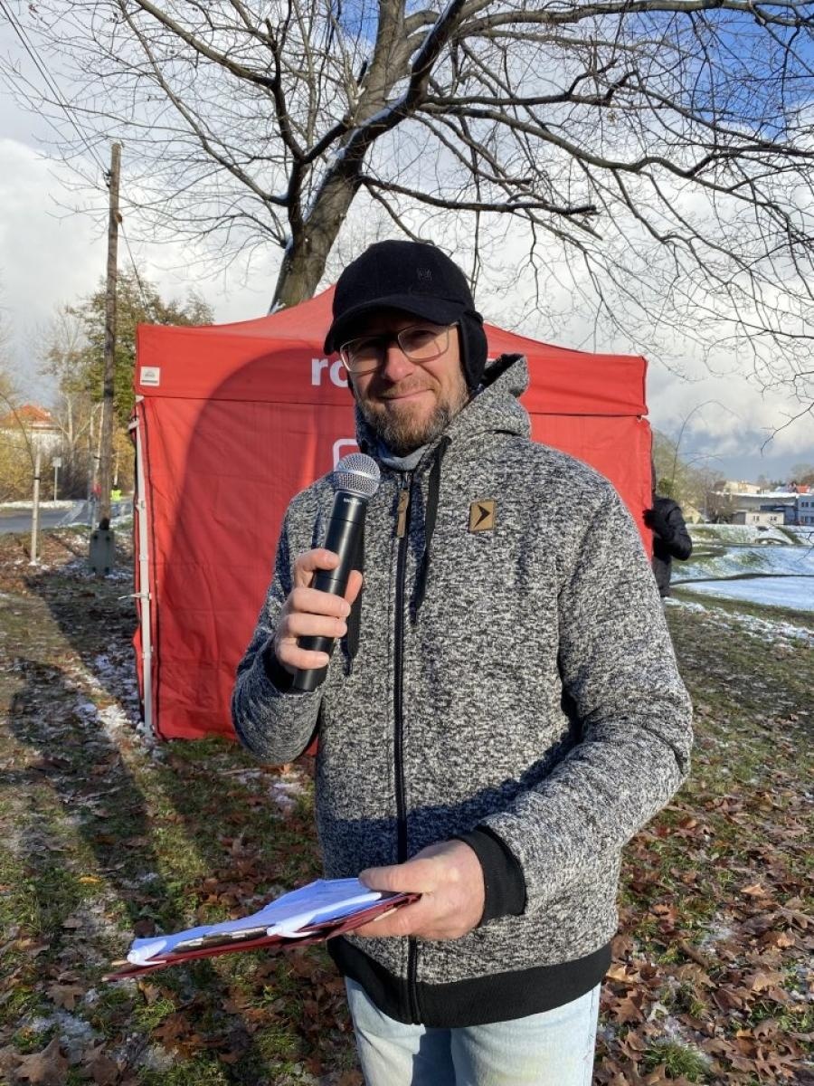 Zdjęcie w galerii na portalu naszwodzislaw.com: W mrozie i błocie. Rowerowe zmagania podczas CYCLOCROSS 2023 [FOTO] wiadomości z regionu