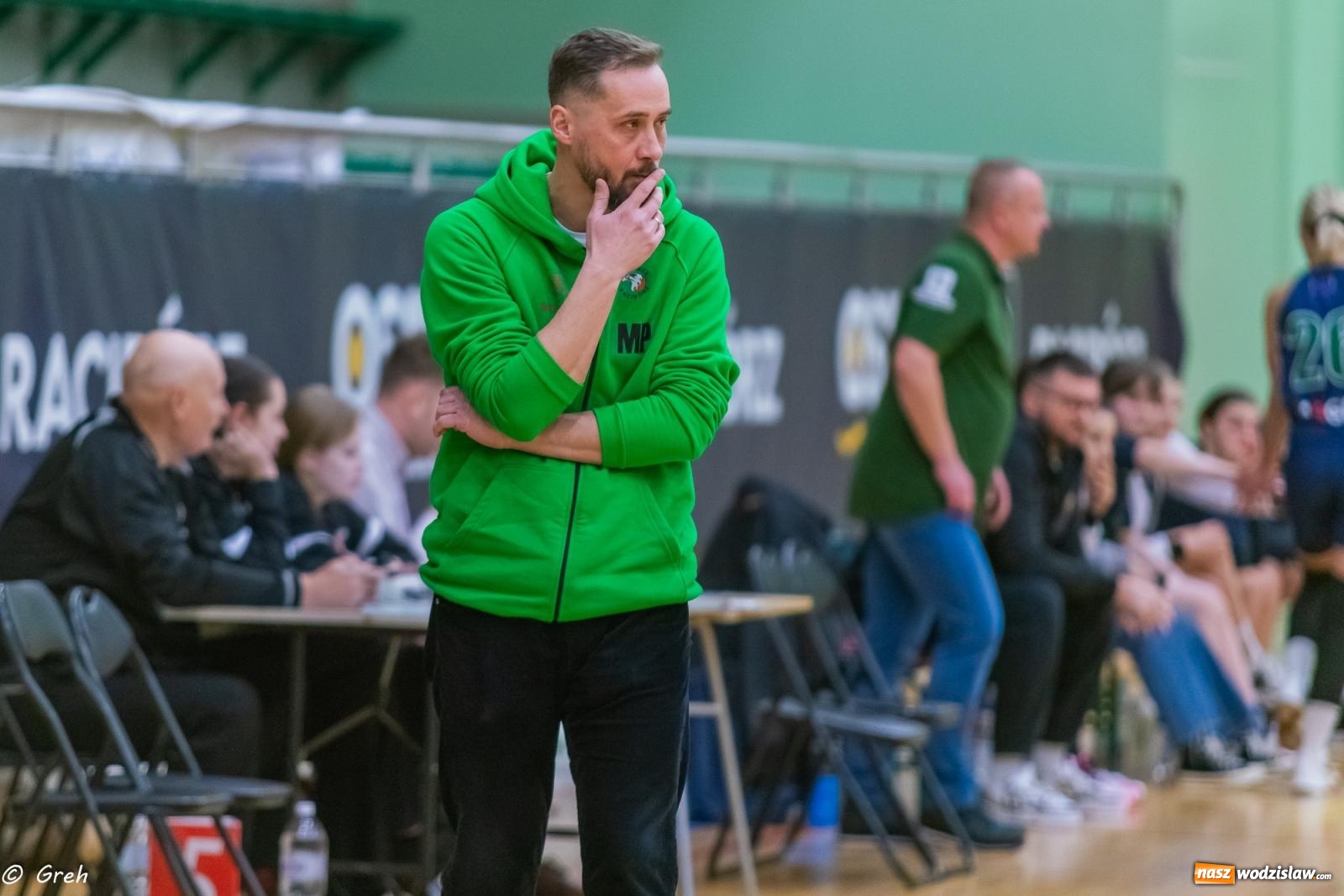 Zdjęcie w galerii na portalu naszwodzislaw.com: Koszykówka. Walka do ostatniej syreny. Olimpia górą w Raciborzu [FOTO i WIDEO] wiadomości z regionu