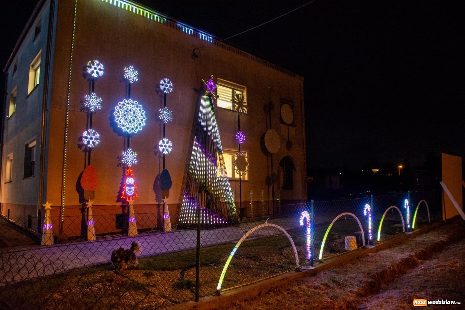 Zdjęcie w galerii na portalu naszwodzislaw.com: Świetlne sanie i laserowe show. Bajkowa Nowa Wioska zaprasza [FOTO i WIDEO] wiadomości z regionu