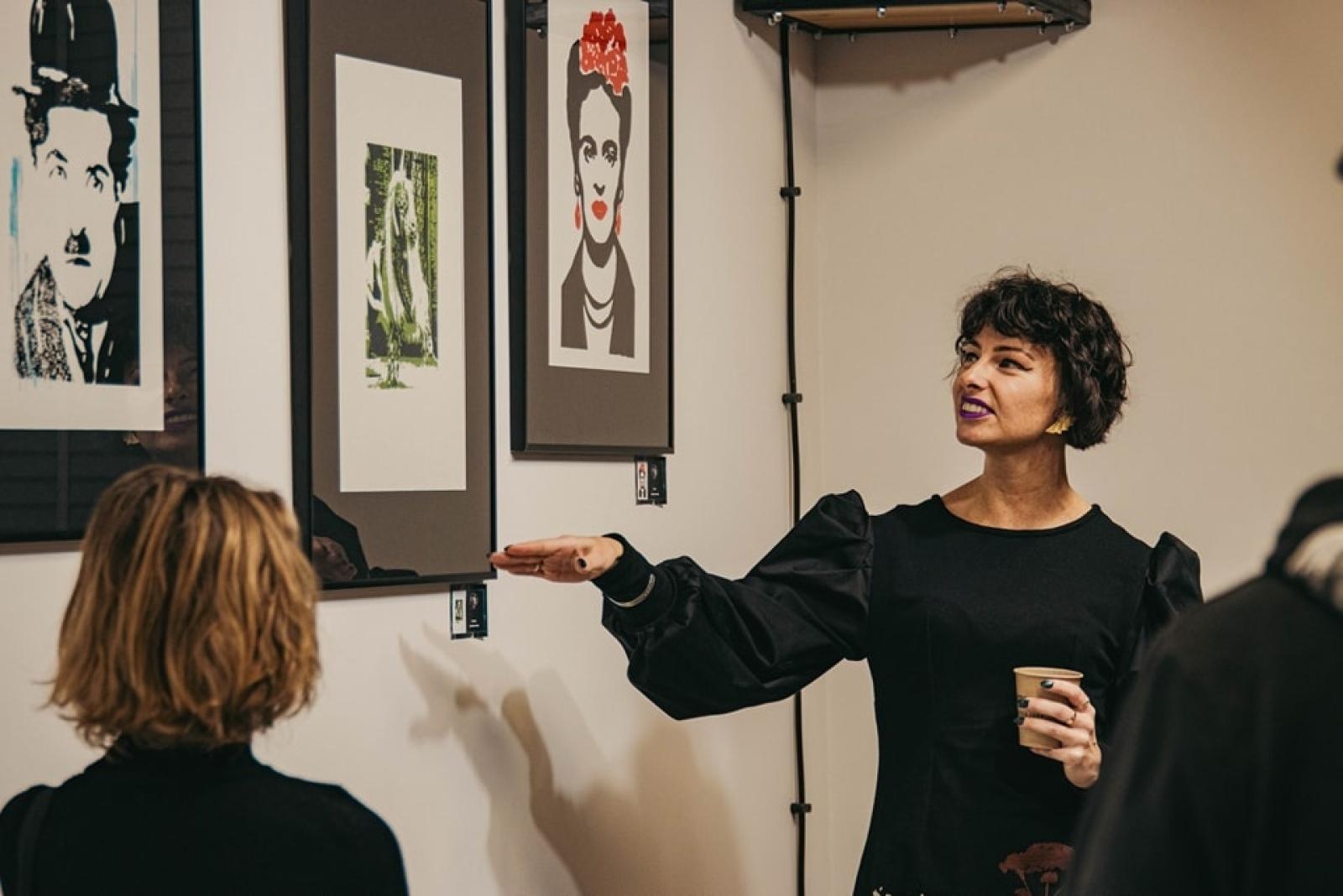 Zdjęcie w galerii na portalu naszwodzislaw.com: Wystawa prac Anety Gajos w galerii Niszova [FOTO] wiadomości z regionu