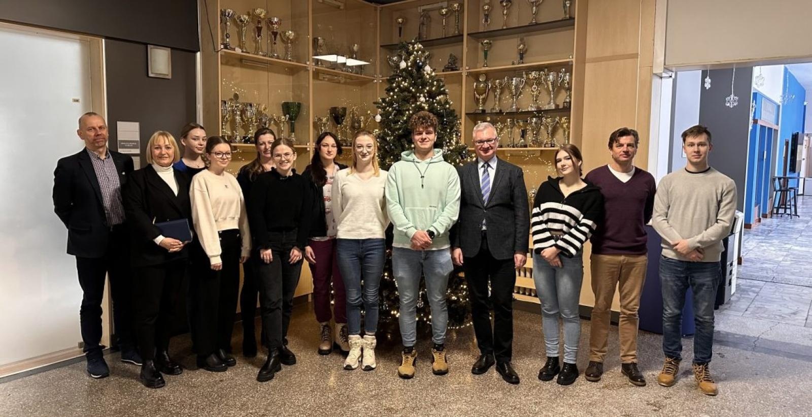 Zdjęcie w galerii na portalu naszwodzislaw.com: Nowa Rada Uczelniana Samorządu Studenckiego spotkała się z władzami Uczelni wiadomości z regionu