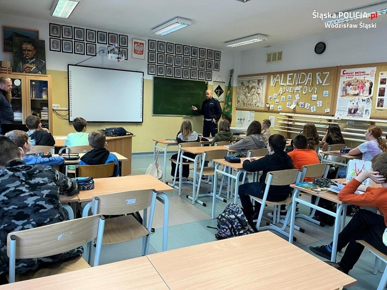 Zdjęcie w galerii na portalu naszwodzislaw.com: W Gołkowicach o bezpieczeństwie w ruchu drogowym wiadomości z regionu