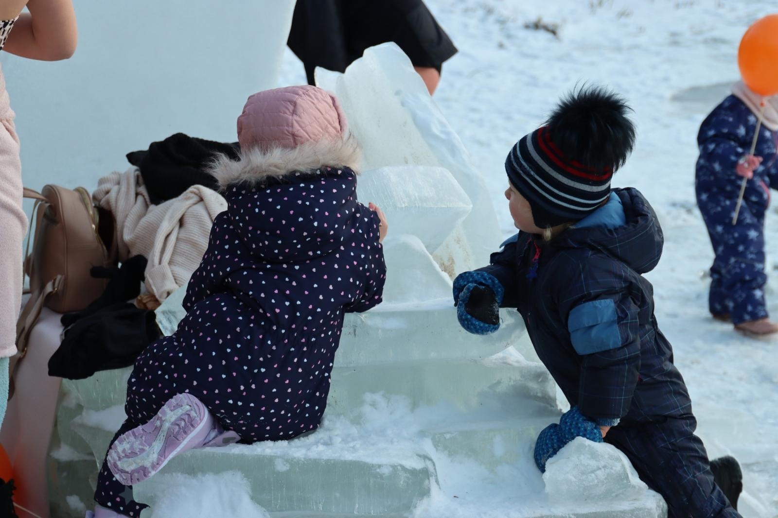 Zdjęcie w galerii na portalu naszwodzislaw.com: Zimno im niestraszne. Tłumy na imprezie Pomaganie przez morsowanie wiadomości z regionu