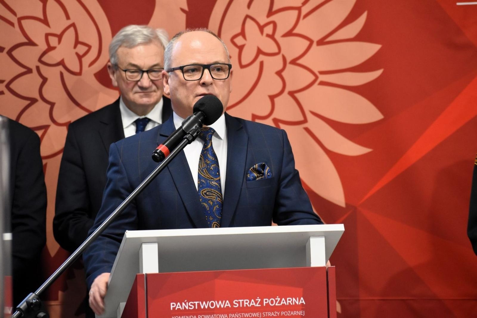 Zdjęcie w galerii na portalu naszwodzislaw.com: Zmiana warty w strażackiej komendzie w Wodzisławiu Śląskim wiadomości z regionu