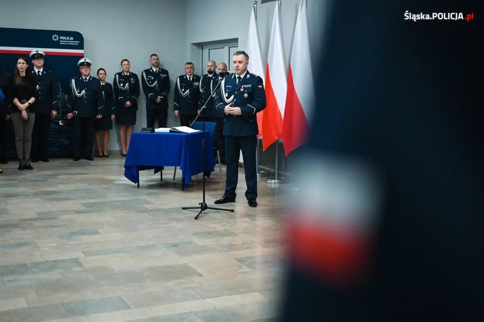 Zdjęcie w galerii na portalu naszwodzislaw.com: Śląska policja ma nowego szefa. Przyszedł z Radomia wiadomości z regionu