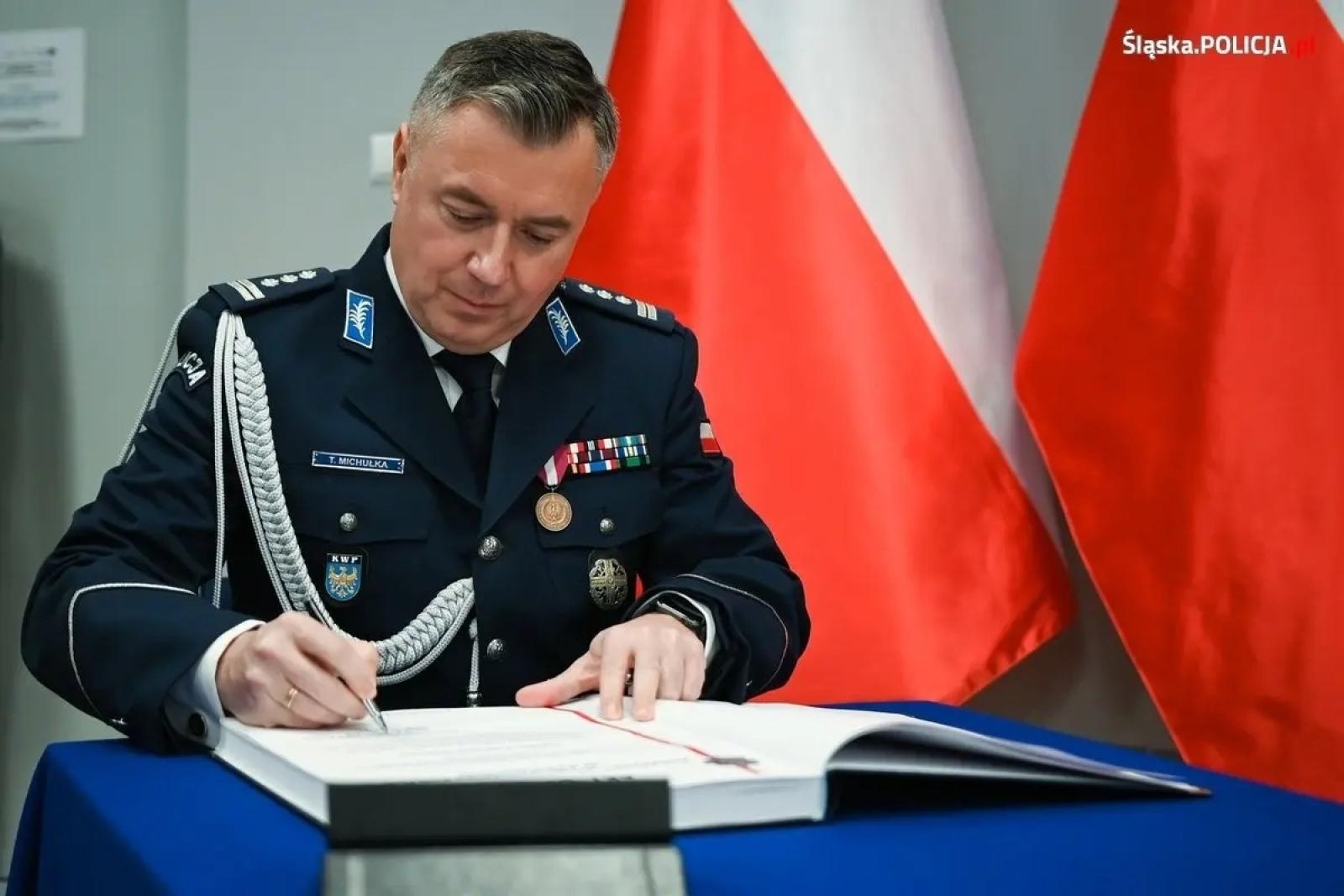 Zdjęcie w galerii na portalu naszwodzislaw.com: Śląska policja ma nowego szefa. Przyszedł z Radomia wiadomości z regionu