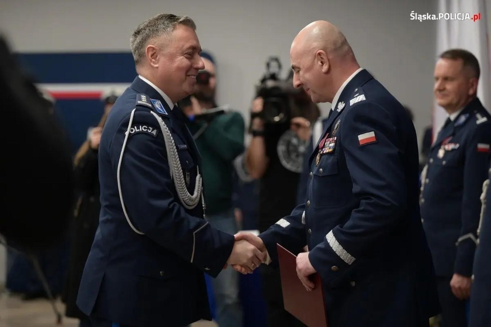 Zdjęcie w galerii na portalu naszwodzislaw.com: Śląska policja ma nowego szefa. Przyszedł z Radomia wiadomości z regionu