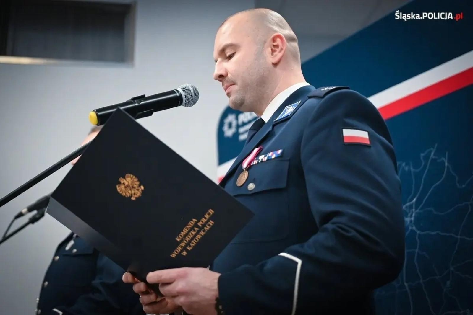 Zdjęcie w galerii na portalu naszwodzislaw.com: Śląska policja ma nowego szefa. Przyszedł z Radomia wiadomości z regionu