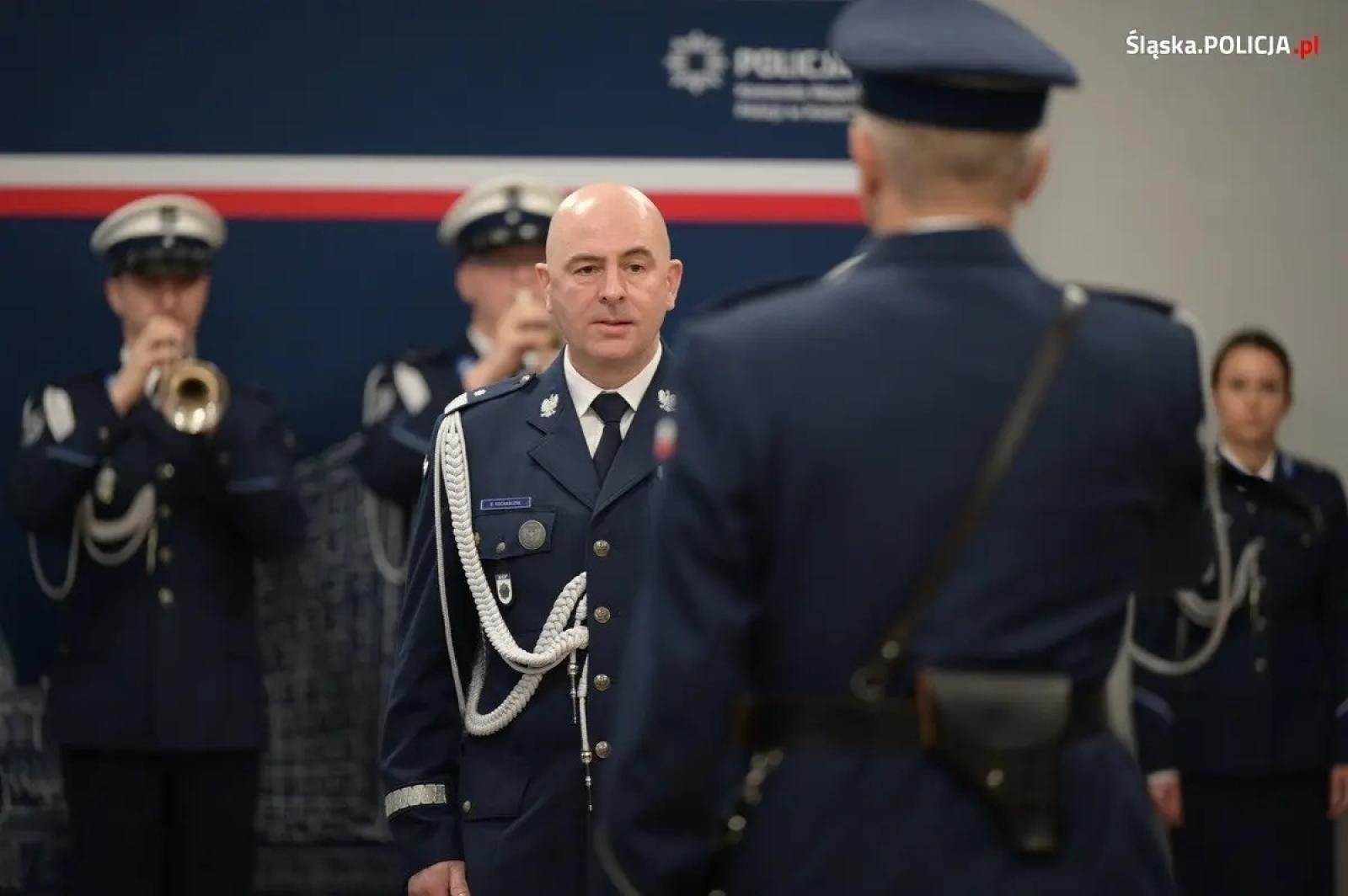 Zdjęcie w galerii na portalu naszwodzislaw.com: Śląska policja ma nowego szefa. Przyszedł z Radomia wiadomości z regionu