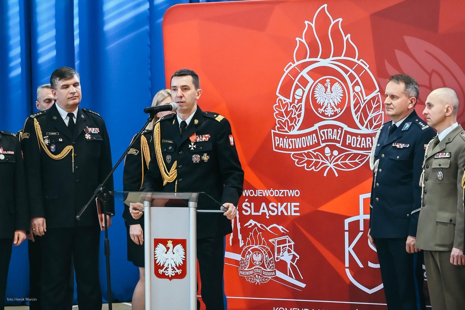 Zdjęcie w galerii na portalu naszwodzislaw.com: Powołano Śląskiego Komendanta Wojewódzkiego PSP wiadomości z regionu