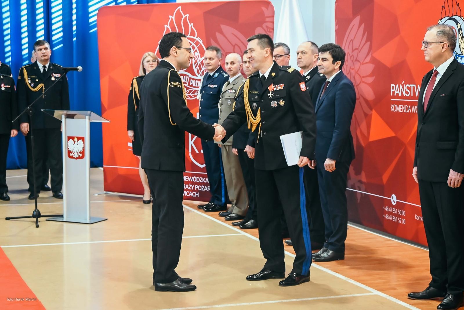 Zdjęcie w galerii na portalu naszwodzislaw.com: Powołano Śląskiego Komendanta Wojewódzkiego PSP wiadomości z regionu