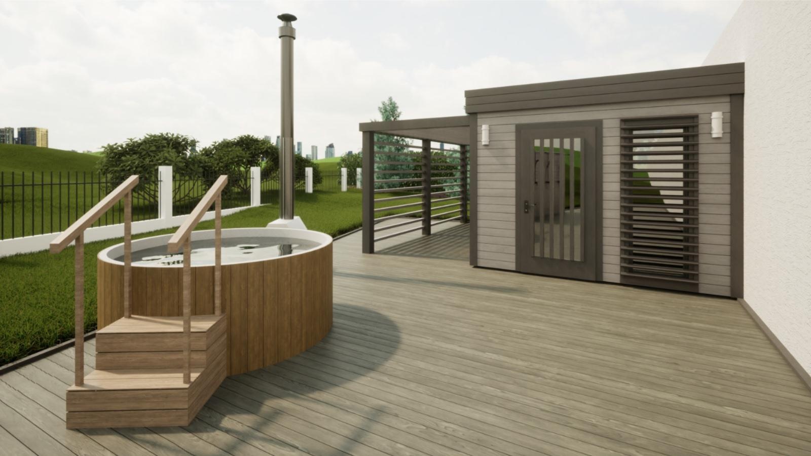 Zdjęcie w galerii na portalu naszwodzislaw.com: Nowe oblicze strefy saun na Mancie wiadomości z regionu