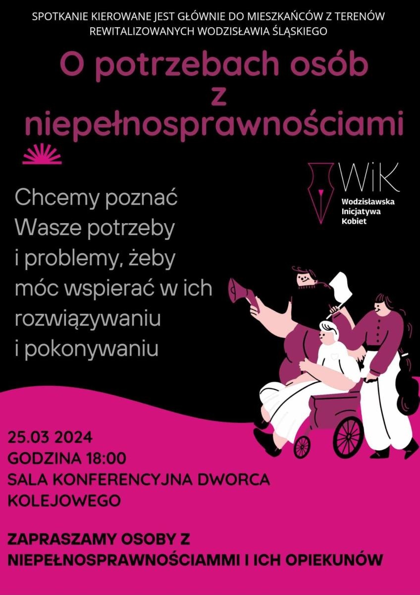 Zdjęcie w galerii na portalu naszwodzislaw.com: Porozmawiają o potrzebach osób z niepełnosprawnościami wiadomości z regionu