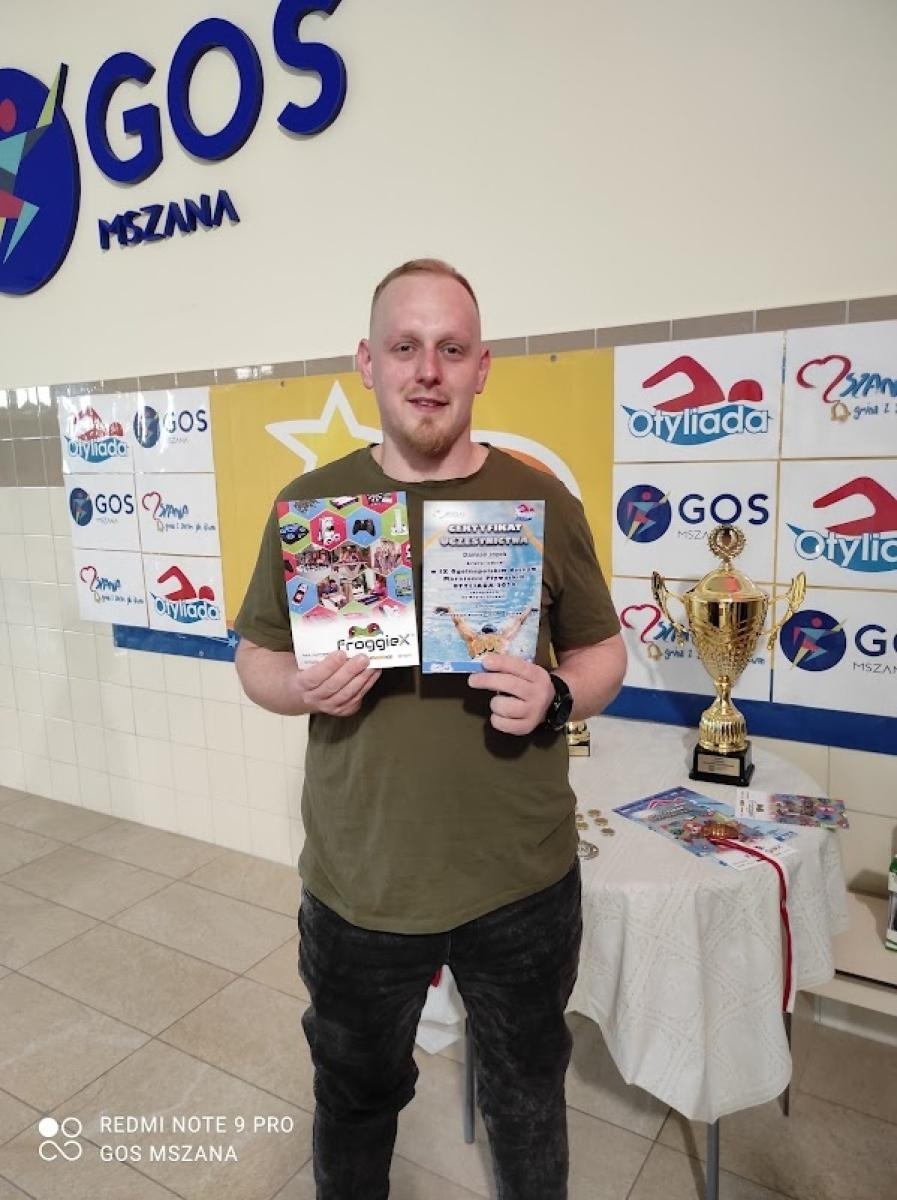 Zdjęcie w galerii na portalu naszwodzislaw.com: Basen w Połomi po raz drugi gospodarzem maratonu pływackiego Otyliada wiadomości z regionu