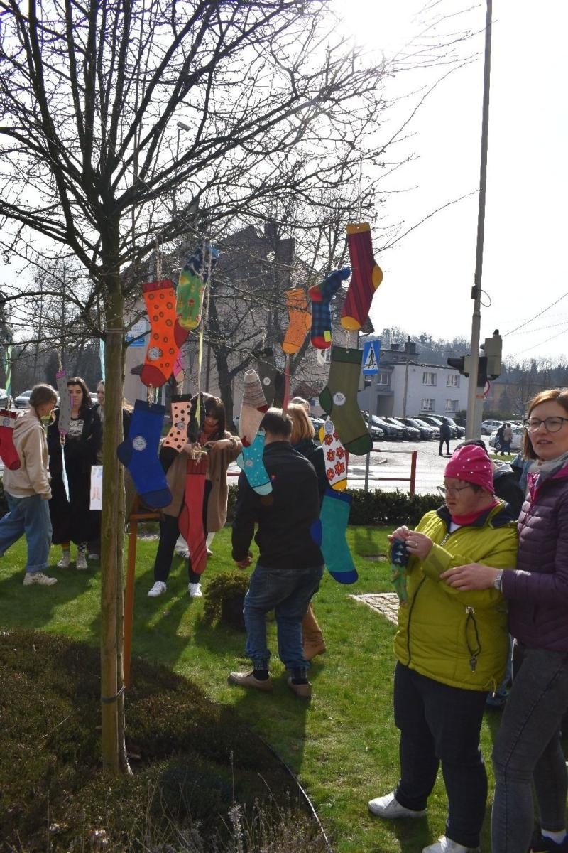 Zdjęcie w galerii na portalu naszwodzislaw.com: Dzień Skarpetki Nie Do Pary w wodzisławskim starostwie [FOTO] wiadomości z regionu
