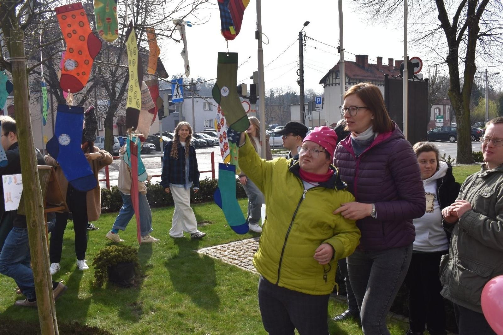 Zdjęcie w galerii na portalu naszwodzislaw.com: Dzień Skarpetki Nie Do Pary w wodzisławskim starostwie [FOTO] wiadomości z regionu
