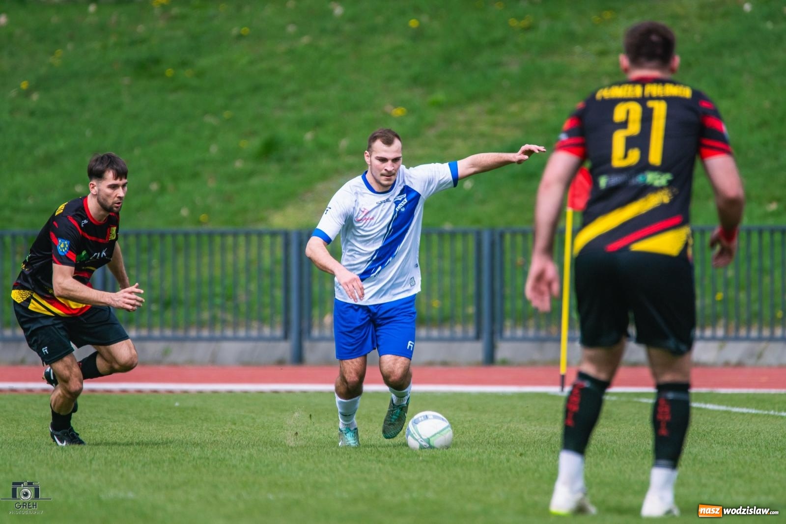 Zdjęcie w galerii na portalu naszwodzislaw.com: Dobra passa Płomienia Połomia. Unia Racibórz na kolanach [FOTO] wiadomości z regionu