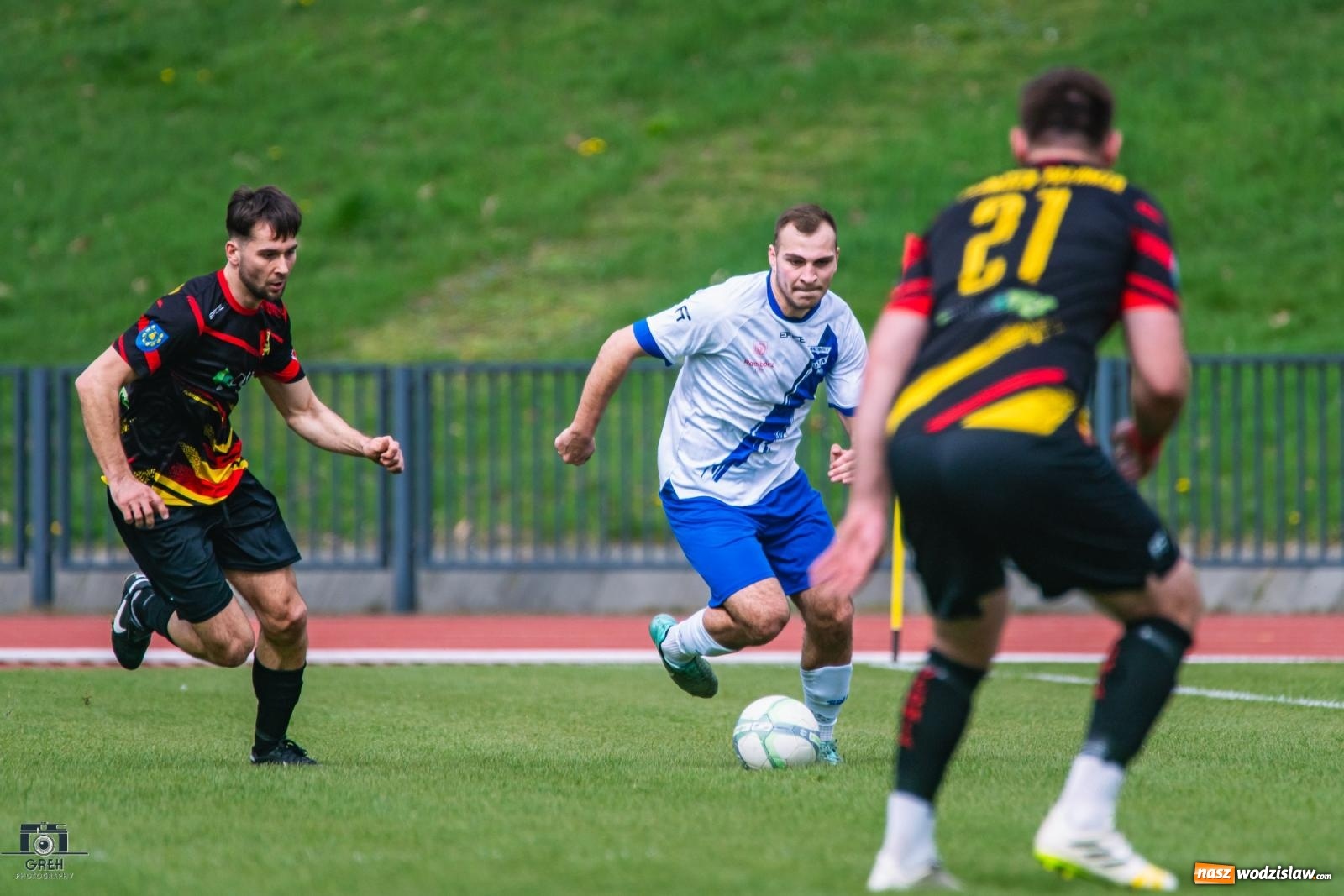 Zdjęcie w galerii na portalu naszwodzislaw.com: Dobra passa Płomienia Połomia. Unia Racibórz na kolanach [FOTO] wiadomości z regionu