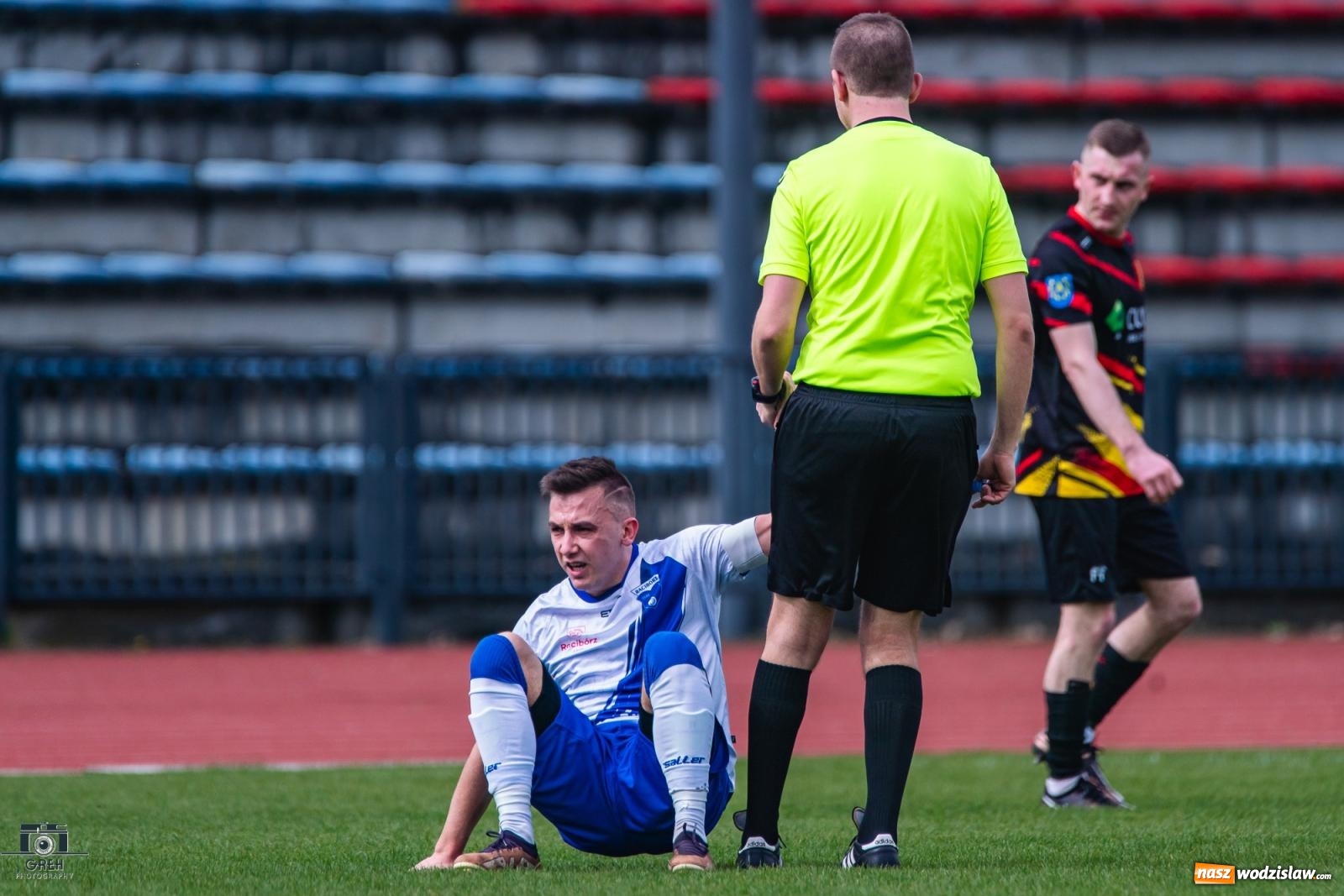 Zdjęcie w galerii na portalu naszwodzislaw.com: Dobra passa Płomienia Połomia. Unia Racibórz na kolanach [FOTO] wiadomości z regionu