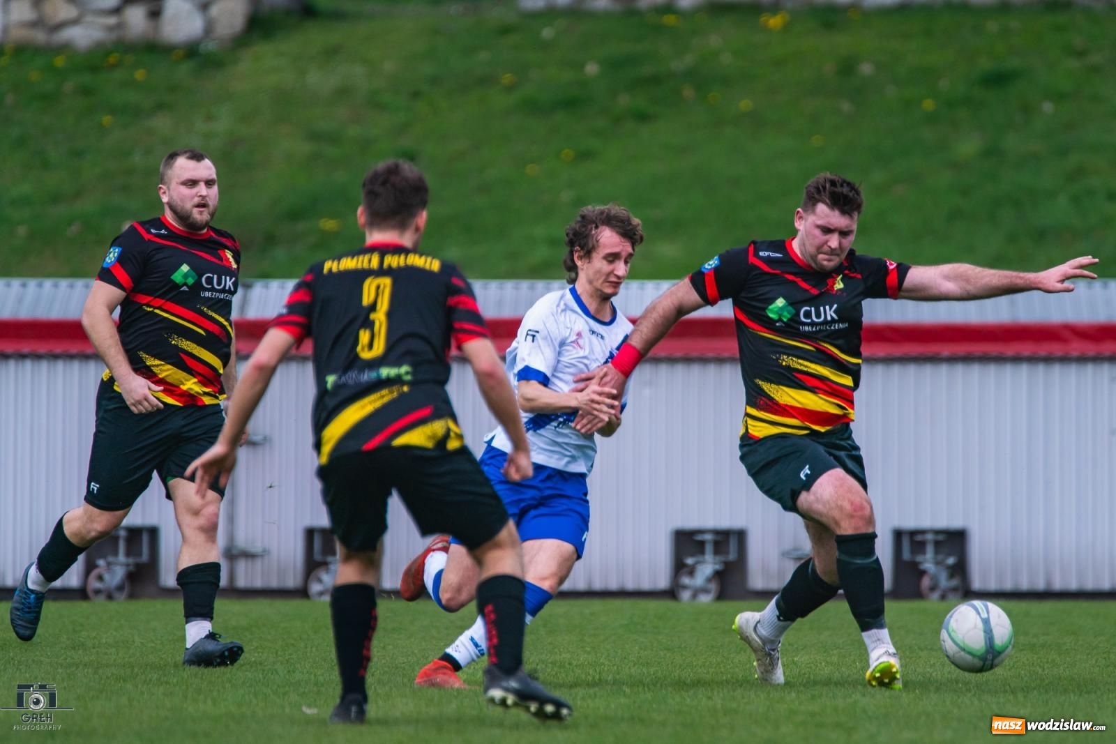 Zdjęcie w galerii na portalu naszwodzislaw.com: Dobra passa Płomienia Połomia. Unia Racibórz na kolanach [FOTO] wiadomości z regionu