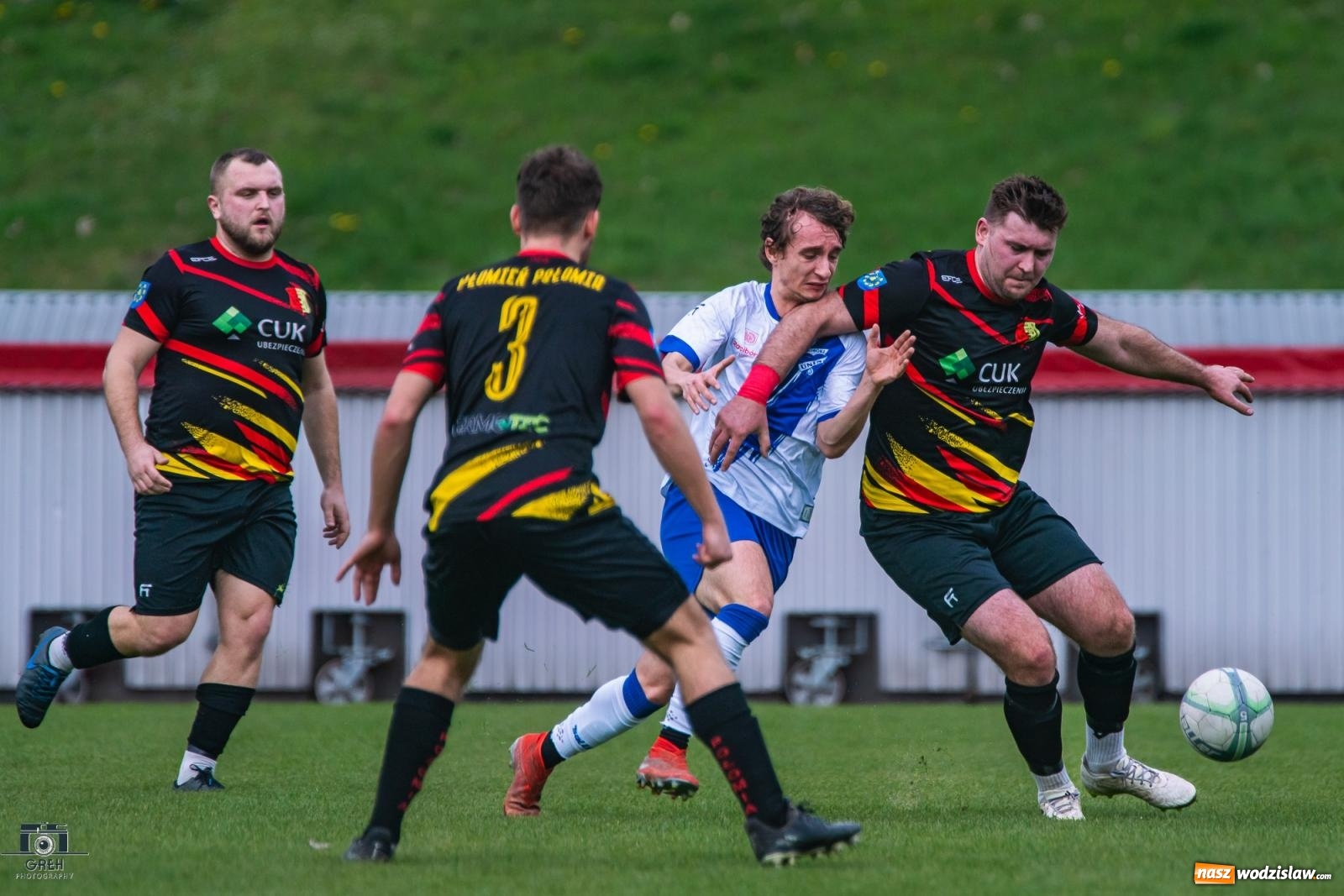 Zdjęcie w galerii na portalu naszwodzislaw.com: Dobra passa Płomienia Połomia. Unia Racibórz na kolanach [FOTO] wiadomości z regionu