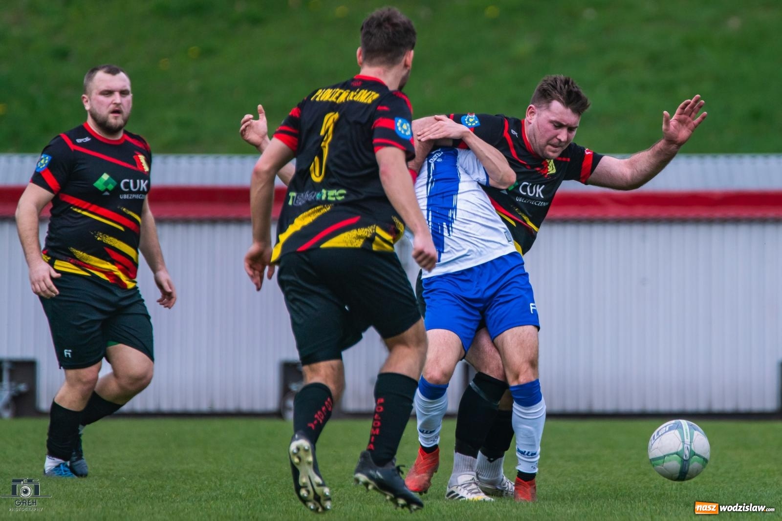 Zdjęcie w galerii na portalu naszwodzislaw.com: Dobra passa Płomienia Połomia. Unia Racibórz na kolanach [FOTO] wiadomości z regionu