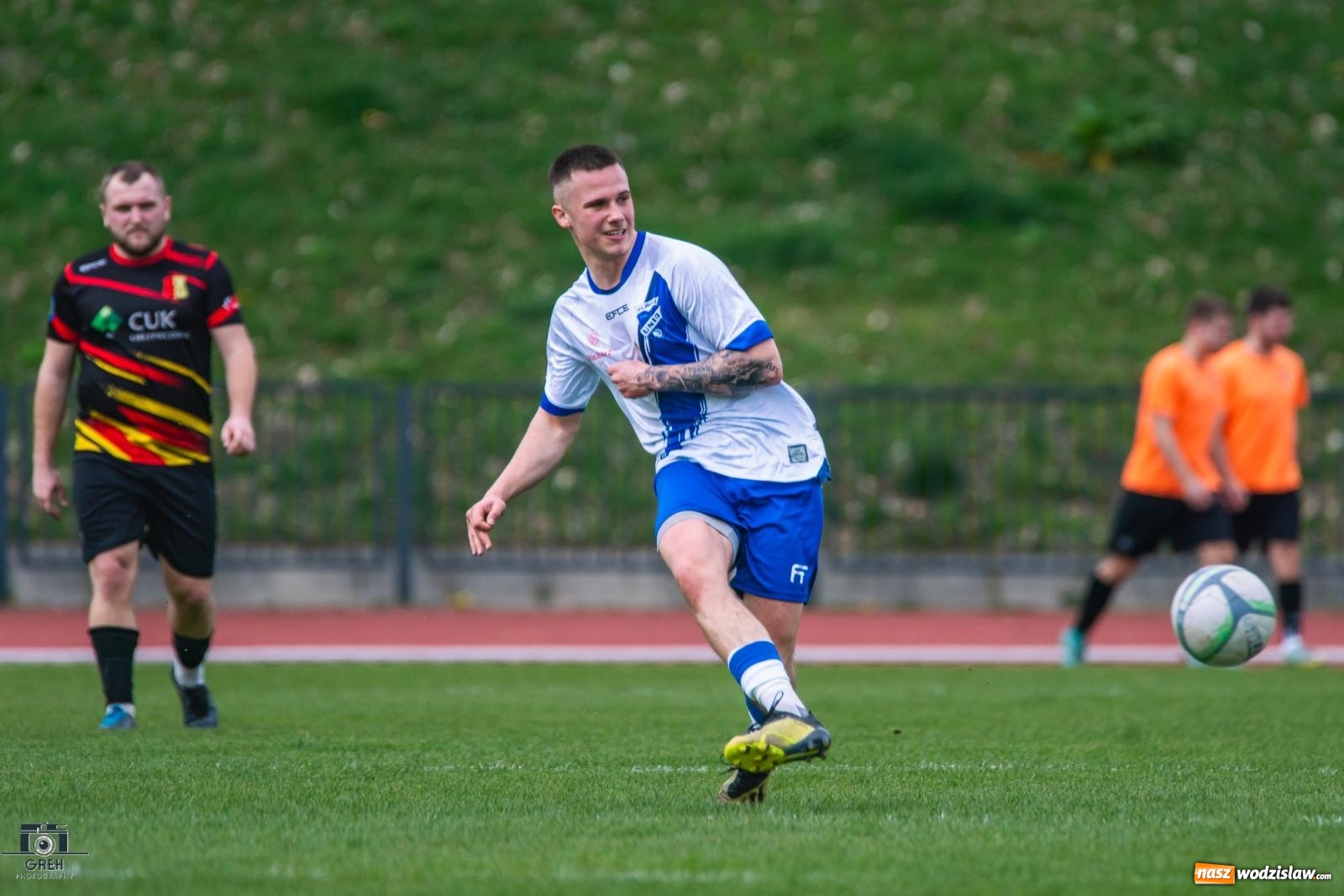 Zdjęcie w galerii na portalu naszwodzislaw.com: Dobra passa Płomienia Połomia. Unia Racibórz na kolanach [FOTO] wiadomości z regionu