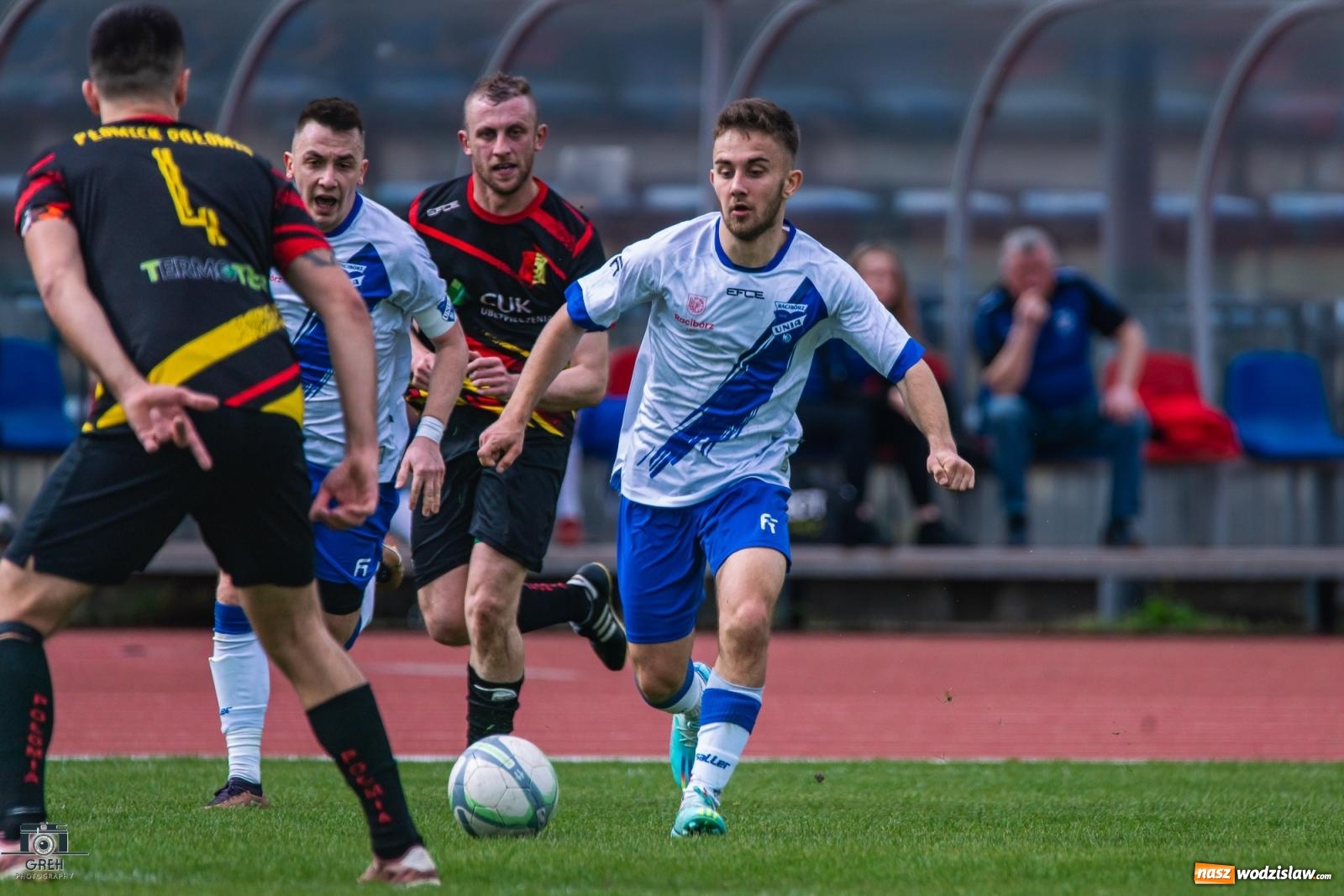 Zdjęcie w galerii na portalu naszwodzislaw.com: Dobra passa Płomienia Połomia. Unia Racibórz na kolanach [FOTO] wiadomości z regionu