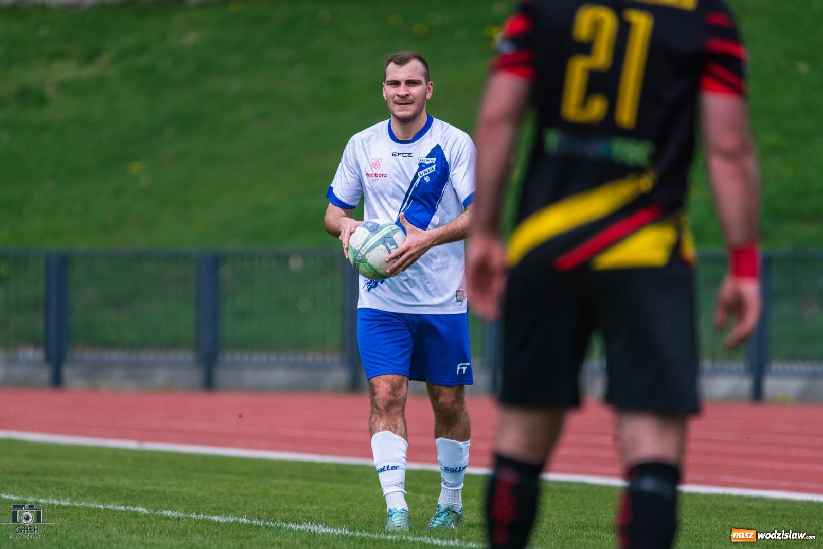 Zdjęcie w galerii na portalu naszwodzislaw.com: Dobra passa Płomienia Połomia. Unia Racibórz na kolanach [FOTO] wiadomości z regionu