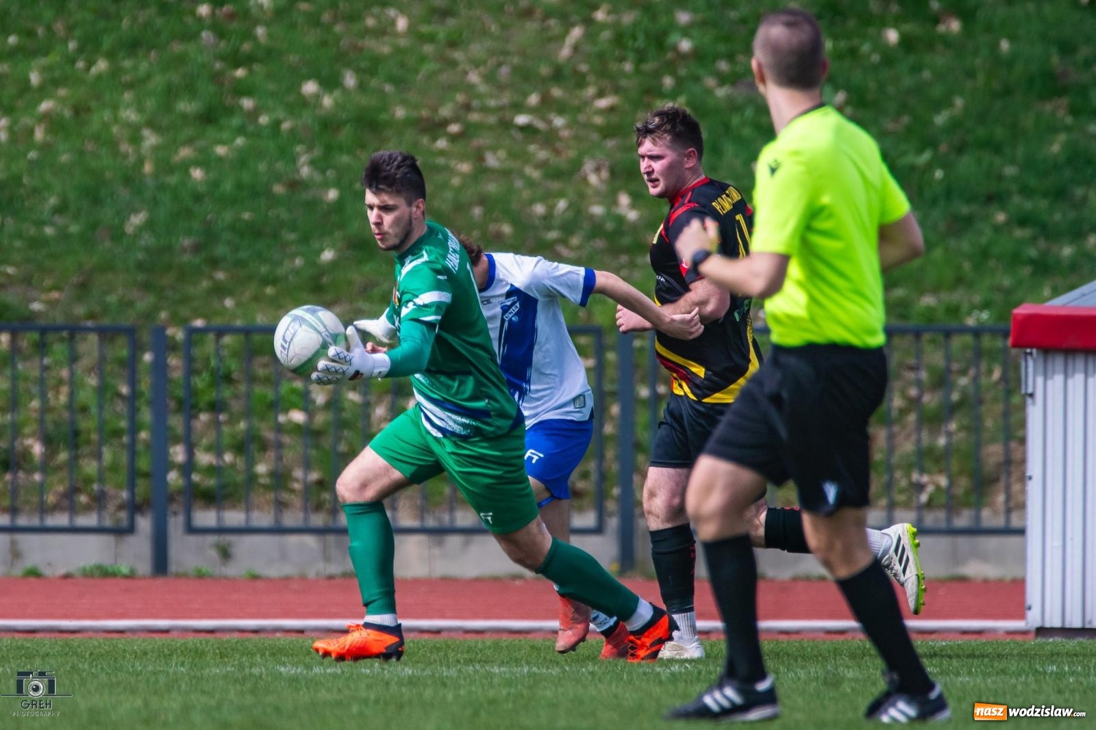 Zdjęcie w galerii na portalu naszwodzislaw.com: Dobra passa Płomienia Połomia. Unia Racibórz na kolanach [FOTO] wiadomości z regionu
